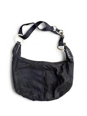 Women's Black and Navy Bag